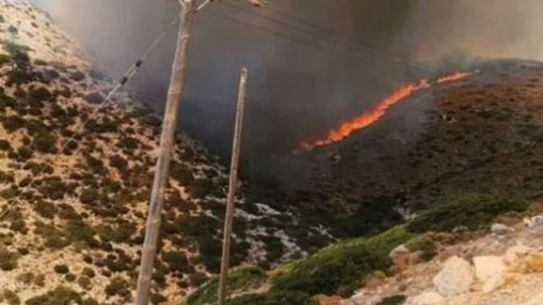 Πυρκαγιά στην Ικαρία