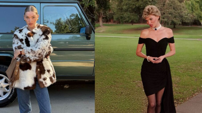Elsa Hosk: Μεταμορφώθηκε για το Ηalloween σε πριγκίπισσα Diana, φορώντας το εμβληματικό «φόρεμα της εκδίκησης»