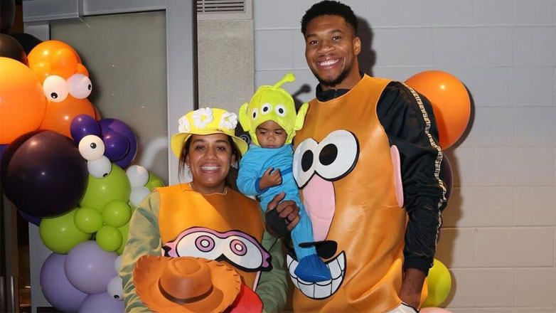 Γιάννης Αντετοκούνμπο – Mariah Riddlesprigger: Έτσι γιόρτασαν το Halloween με τα παιδιά τους