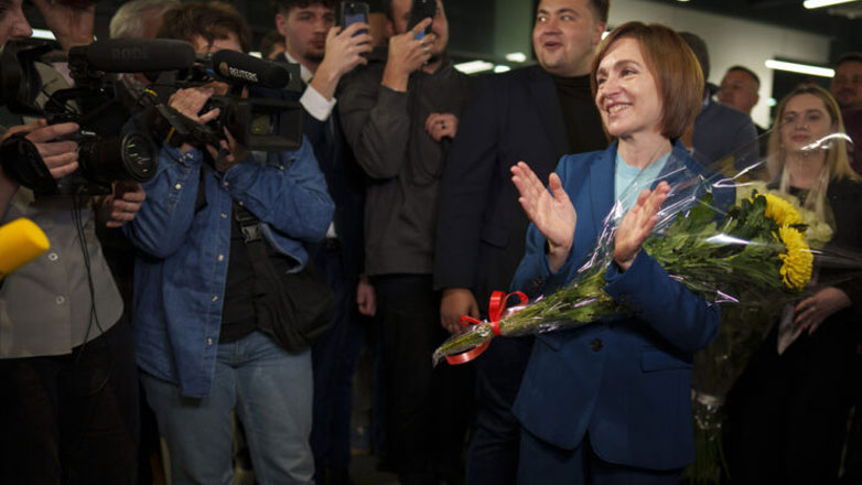 Προεδρικές εκλογές στη Μολδαβία: Η φιλοευρωπαία απερχόμενη πρόεδρος Σάντου πανηγυρίζει τη νίκη της