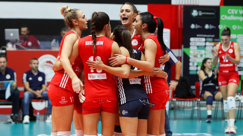 Βόλεϊ γυναικών: Έκανε το πρώτο βήμα στο Challenge Cup ο Ολυμπιακός, 3-0 την Μαρίνα Καστέλα