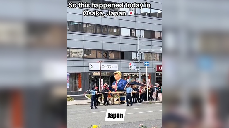 Ένθερμοι υποστηρικτές του Τραμπ στην… Οσάκα της Ιαπωνίας