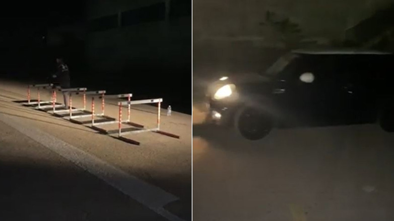 Διδυμότειχο: Προπονούνται με τα φώτα των αυτοκινήτων τους στο δημοτικό στάδιο της πόλης