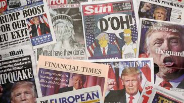 Αντιδράσεις των Βρετανικών ΜΜΕ στην εκλογή Τραμπ