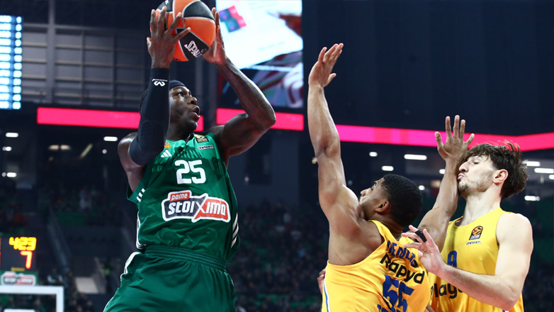 Νίκη-θρίλερ για τον Παναθηναϊκό, 93-87 τη Μακάμπι Τελ Αβίβ