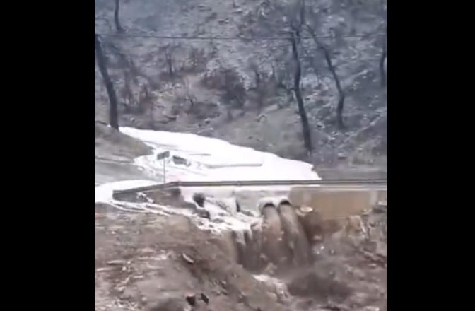 Πεντέλη: Τα καμένα μετατρέπονται σε ποτάμια Πεντέλη: Τα καμένα μετατρέπονται σε ποτάμια