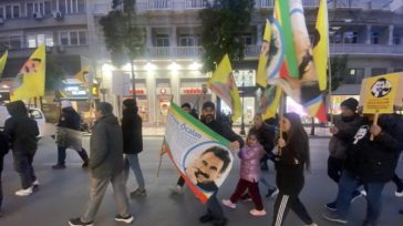 Διαδηλώσεις Κούρδων στην Κολωνία για την απελευθέρωση του Αμπντουλάχ Οτσαλάν