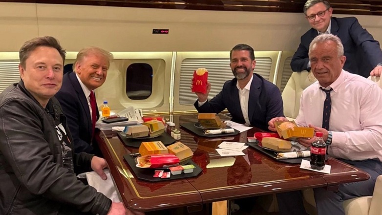 Γεύμα με … χάμπουργκερ για το επιτελείο Τραμπ