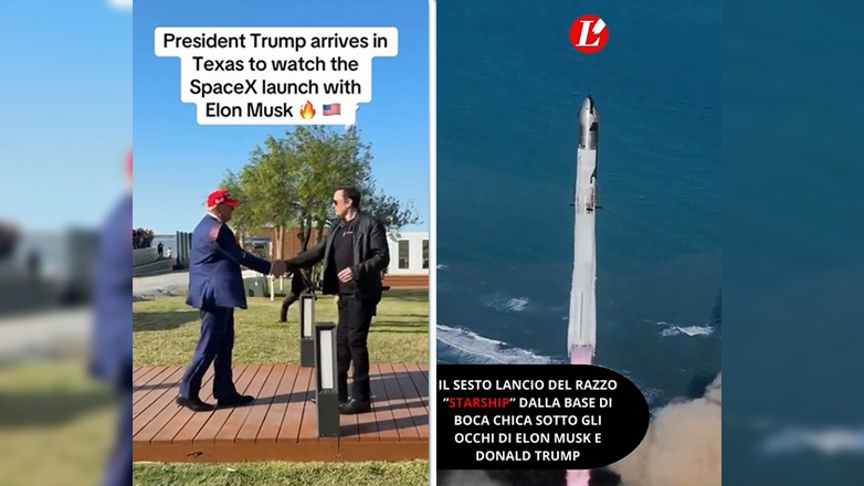SpaceX: Ντόναλντ Τραμπ και Έλον Μασκ είδαν μαζί την εκτόξευση του Starship