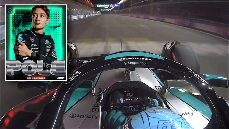 F1 Las Vegas: Ο Georges Russell κέρδισε την Pole Position