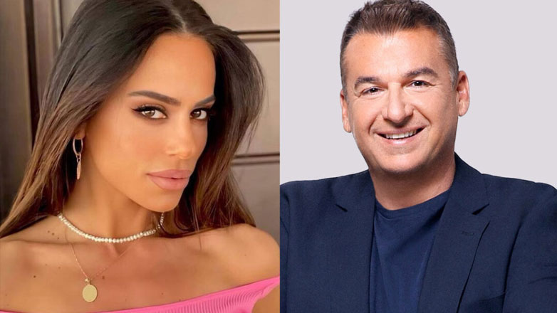 Γιώργος Λιάγκας-Μαρία Αντωνά: Το παθιασμένο τους φιλί σε βραδινή έξοδο