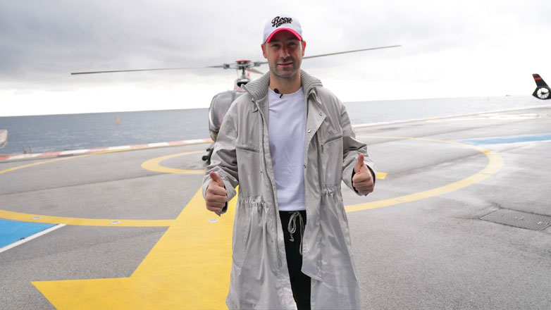 Αφίχθη με ελικόπτερο στο Μονακό ο Βασίλης Σπανούλης