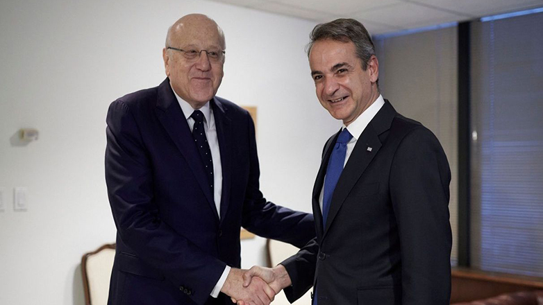 Τηλεφωνική επικοινωνία Μητσοτάκη με τον πρωθυπουργό του Λιβάνου