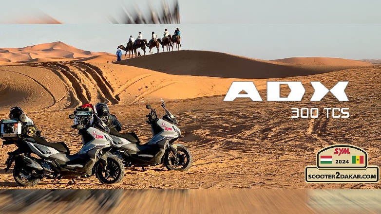 SYM ADX300 – Scooter2Dakar: Ταξιδιωτικό 8.000 χλμ από τη Βουδαπέστη στο Ντακάρ