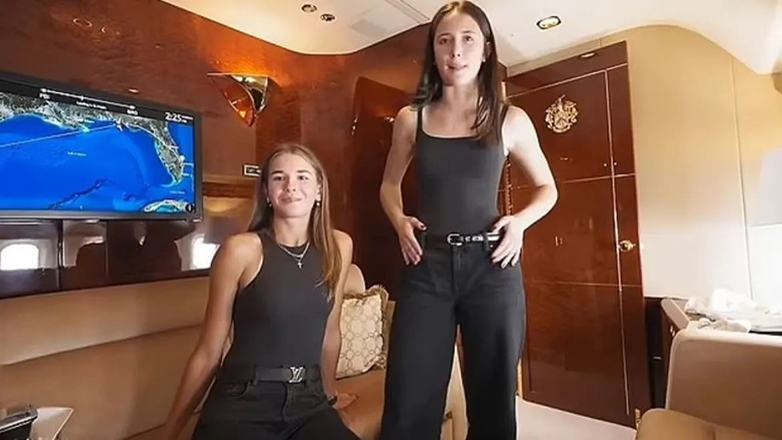 «Ξενάγηση» από την εγγονή του Τραμπ στο Trump Force One