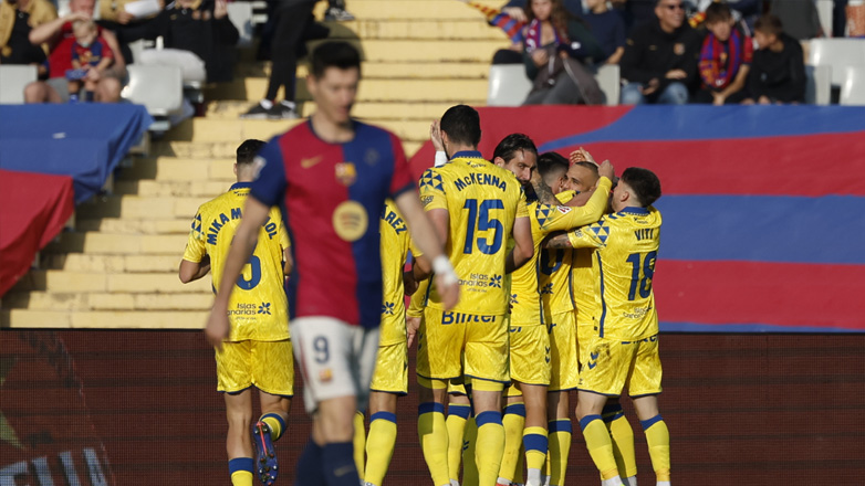 Ισπανία: Ήττα-σοκ με 2-1 της Μπαρτσελόνα από τη Λας Πάλμας στη Βαρκελώνη! Ισπανία: Ήττα-σοκ με 2-1 της Μπαρτσελόνα από τη Λας Πάλμας στη Βαρκελώνη!