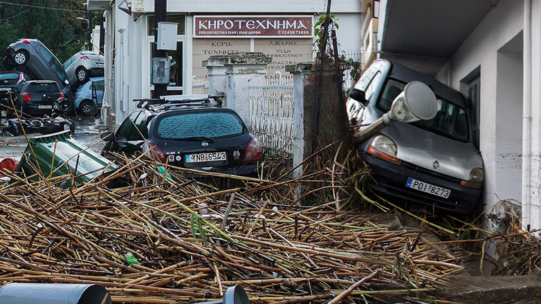 Δοκιμάζεται η Ρόδος – Εικόνες καταστροφής από την κακοκαιρία Bora