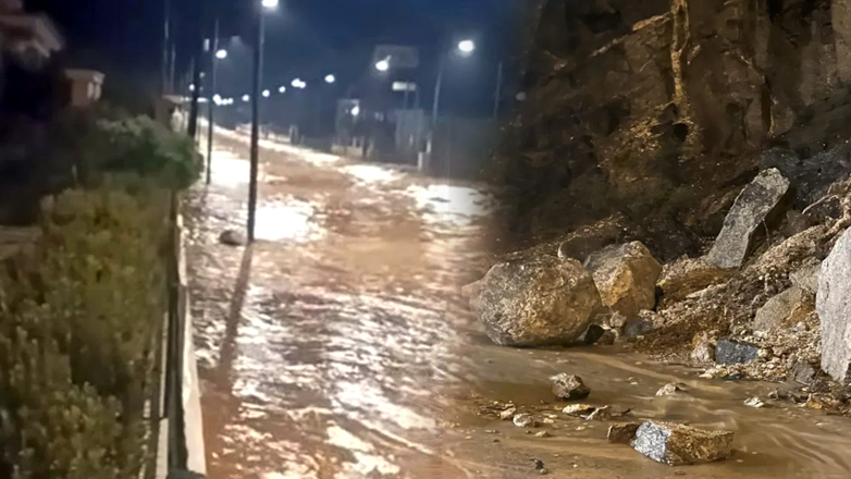 Απεγκλωβίστηκε τετραμελής οικογένεια στην Καλλικράτεια Χαλκιδικής