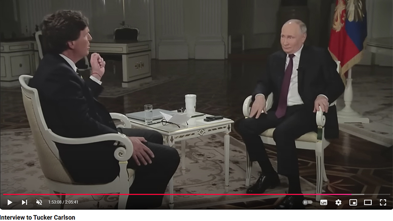 Ο Βλαντιμίρ Πούτιν αποκαλύπτει μια άγνωστη πτυχή του πολέμου στον Καύκασο