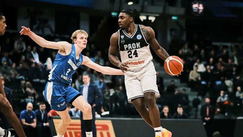 Europe Cup: Νίκη για τον ΠΑΟΚ στο Ταλίν, 79-71 την Κάλεβ/Κράμο