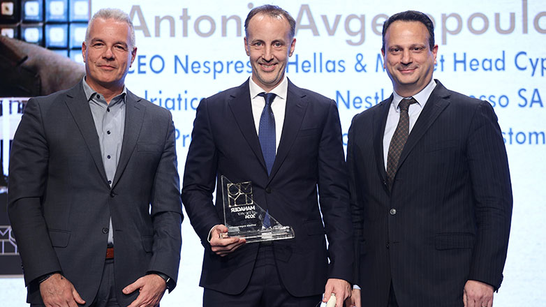 Manager of the year 2024 ο Αντώνης Αυγερόπουλος, CEO Nespresso, ομίλου Nestle