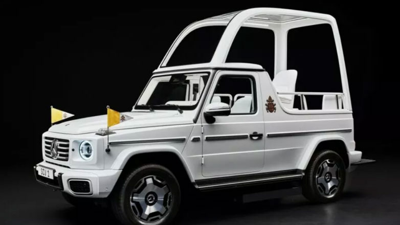Η Mercedes μόλις παρέδωσε στον Πάπα, το νέο “Popemobile”  – Μία «ανοικτή» και ηλεκτρική G-Class