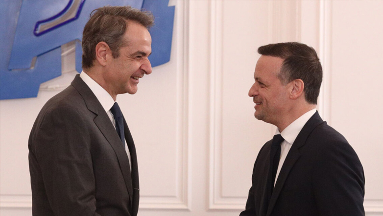 Συνάντηση Μητσοτάκη – Δούκα στο Μαξίμου