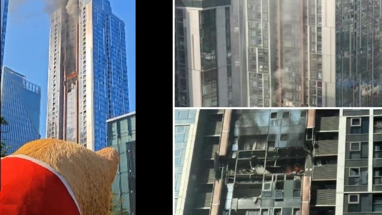 Τεράστια έκρηξη σε ουρανοξύστη στην Κίνα