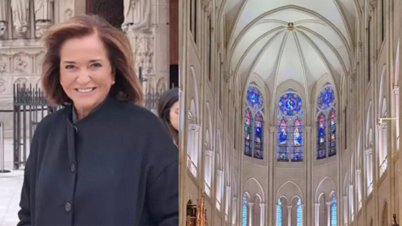 Ντόρα Μπακογιάννη: Επίσκεψη στην Παναγία των Παρισίων – «Χαρά και δέος»