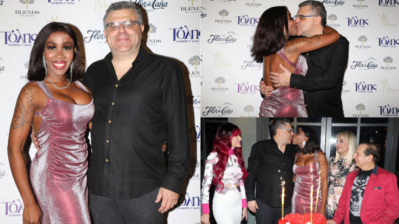 Ελίζαμπεθ Ελέτσι – Νεκτάριος Λεμονίδης: Τα καυτά φιλιά του ζευγαριού στο πάρτι για την πρώτη τους επέτειο γάμου