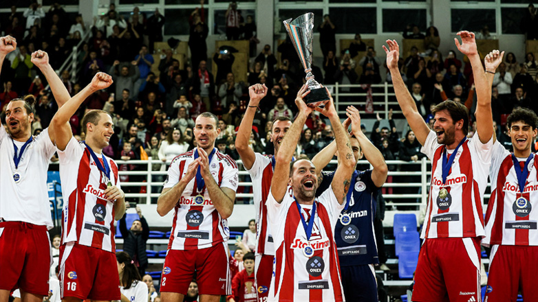 League Cup «Νίκος Σαμαράς»: Ο Ολυμπιακός κατέκτησε τον τίτλο, 3-0 σετ τον ΠΑΟΚ!