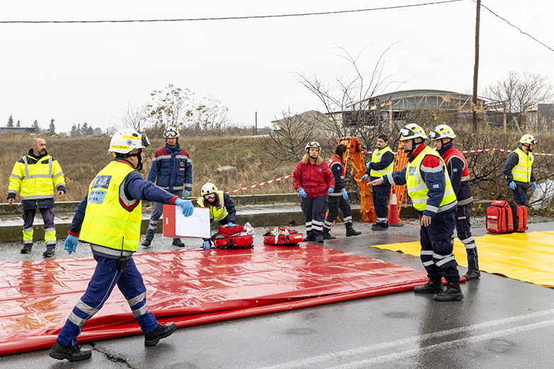 Άσκηση ευρείας κλίμακας στο αεροδρόμιο Μακεδονία