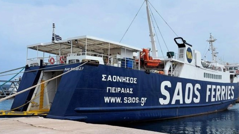 Νέα περιπέτεια του «ΣΑΟΝΗΣΟΣ»: Προσέκρουσε στο λιμάνι της Πάτμου