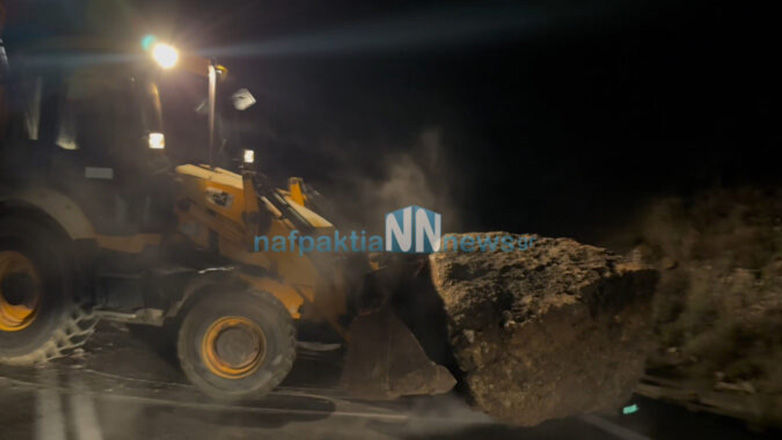 Κατολίσθηση στη Ναυπακτία