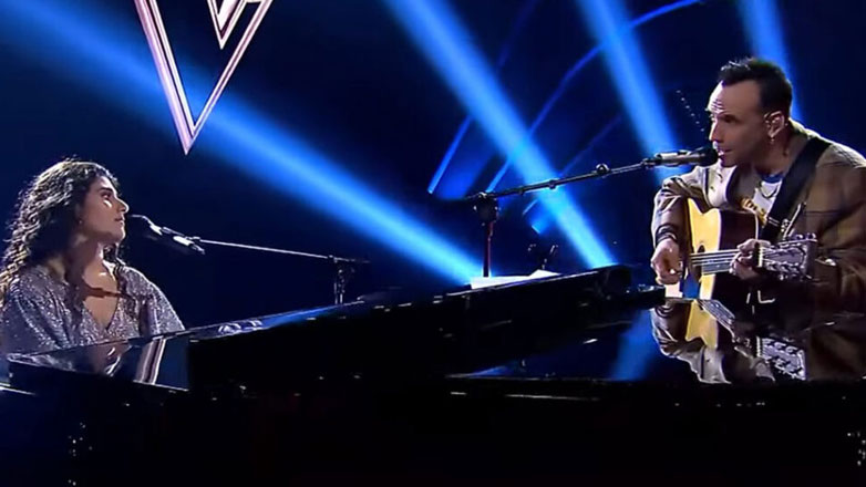 The Voice: Μάγεψαν το κοινό Μαρίνα Σπανού και Πάνος Μουζουράκης με τη μουσική τους συνάντηση