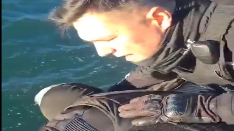 Θεσσαλονίκη: Αστυνομικοί σώζουν άνδρα που έπεσε στη θάλασσα – Αποκαλυπτικό βίντεο