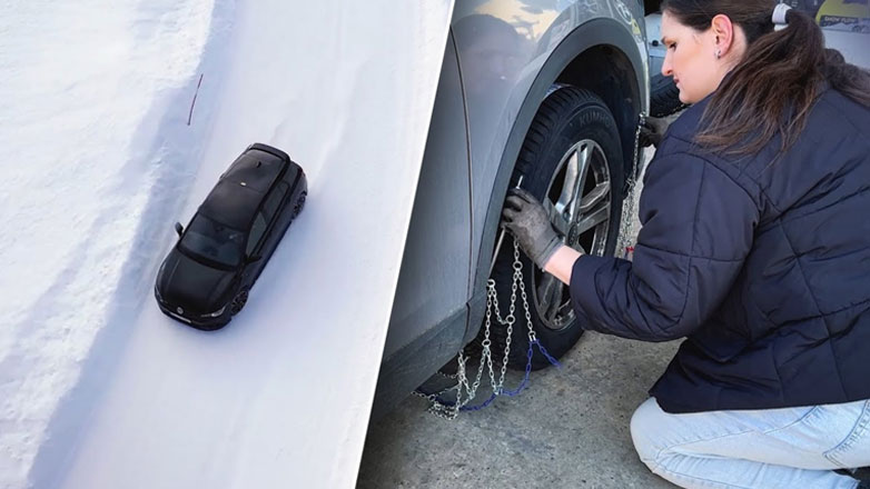 Μια κυρία μας έβαλε τα γυαλιά και… αλυσίδες! (Βίντεο)