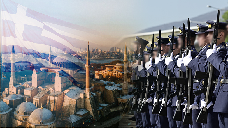 Πέντε Ίκαροι μετέβησαν χωρίς άδεια στην Πόλη και ύψωσαν ελληνική σημαία έξω από την Αγία Σοφία