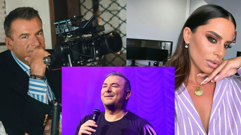 Γιώργος Λιάγκας: Στο καμαρίνι του Αντώνη Ρέμου με τη Μαρία Αντωνά