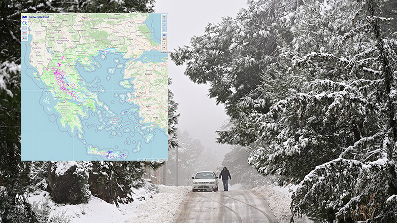 Πού αναμένονται «λευκά» Χριστούγεννα