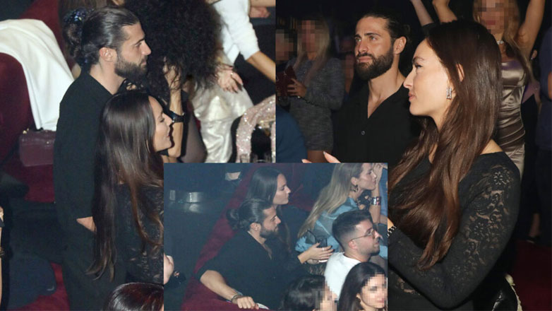 Κωνσταντίνος Βασάλος – Μαρία Παπαγεωργίου: Η πρώτη τους επίσημη κοινή εμφάνιση στα μπουζούκια – Φωτογραφίες