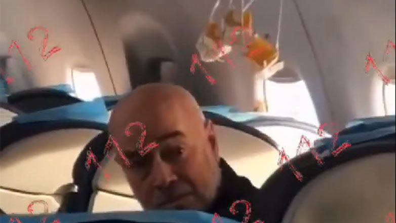 Καζακστάν: Βίντεο μέσα από το αεροπλάνο λίγα λεπτά πριν συντριβεί