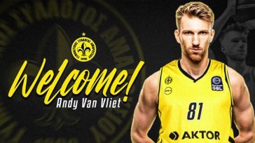 Μπάσκετ: Ανακοίνωσε τον Άντι Βαν Βλιτ το Μαρούσι