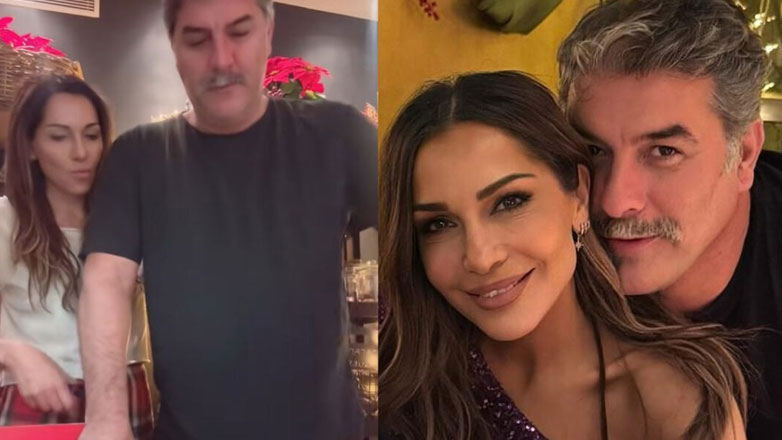 Βασίλης Μπισμπίκης: Έκοψε τη βασιλόπιτα στο σπίτι της Δέσποινας Βανδή μαζί με την κόρη της, Μελίνα Νικολαΐδη