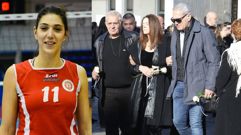 Θρήνος στηv κηδεία της Μαργαρίτας Οικονομοπούλου – Την αποχαιρέτησαν συγγενείς και φίλοι από τον χώρο του αθλητισμού