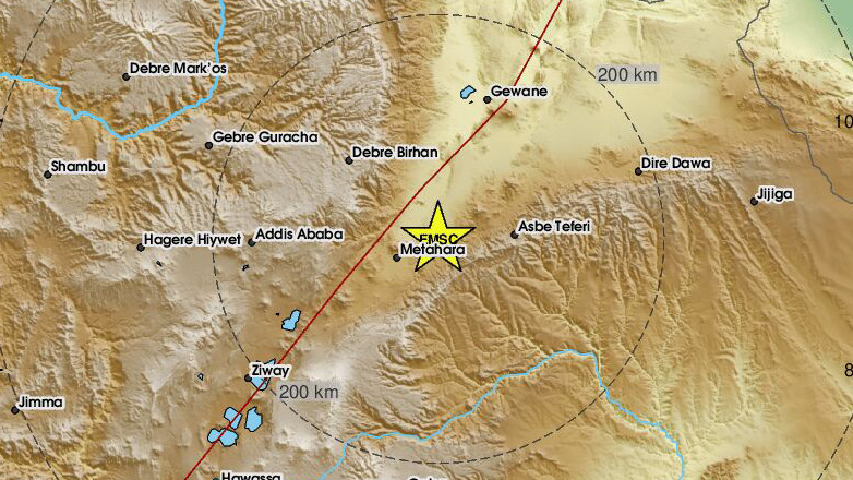 Σειρά σεισμικών δονήσεων στην Αιθιοπία