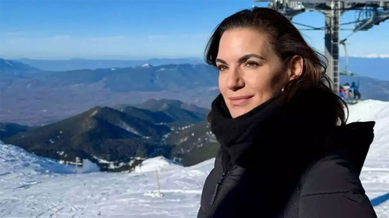 Όλγα Κεφαλογιάννη: Η επίσκεψη στο χιονοδρομικό κέντρο Παρνασσού