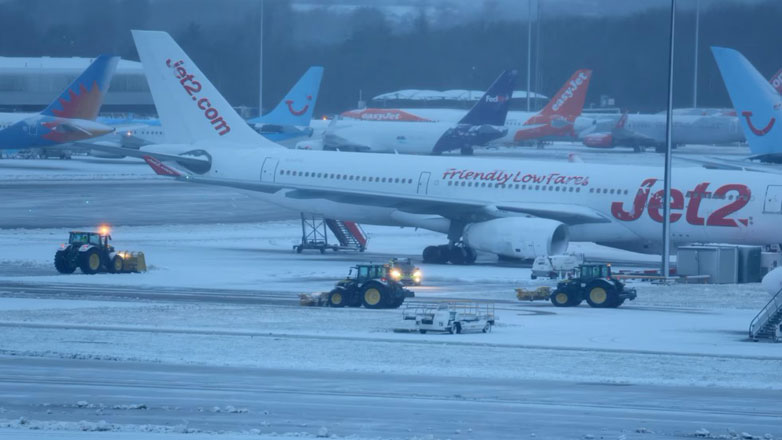 Χάος από την κακοκαιρία σε ΗΠΑ, Βρετανία και Γερμανία