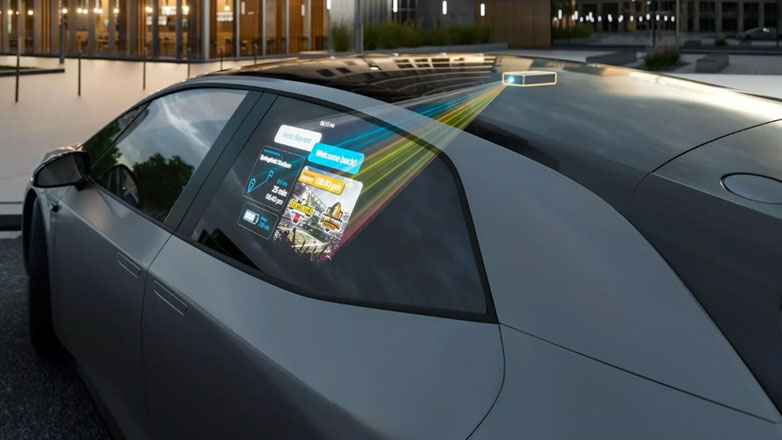 Η νέα τεχνολογία που μετατρέπει τα τζάμια του αυτοκινήτου σε… εξωτερικές οθόνες