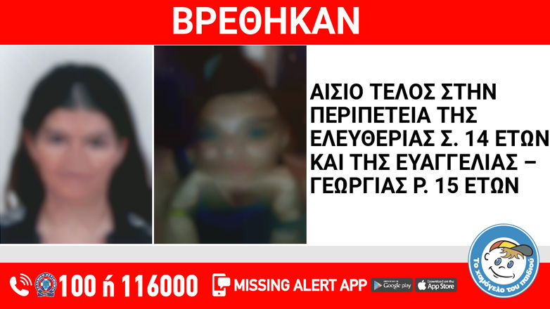 Βρέθηκαν οι δύο ανήλικες που είχαν χαθεί από δομή στη Νέα Σμύρνη